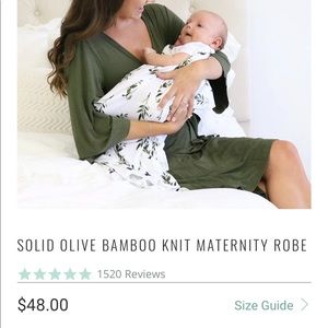 Olive Maternity Robe from Caden Lane
